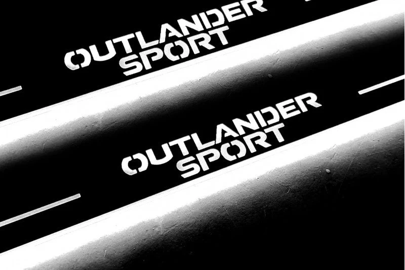 Mitsubishi Outlander Sport 2010+ Led Door Sills With Logo Outlander Sport - Image 4