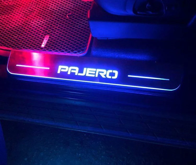 Mitsubishi Pajero Wagon IV 2006-2021 Car Door Sill With Pajero Logo - Image 6