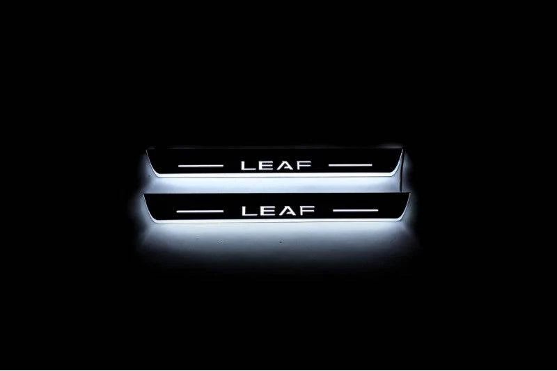 Nissan Leaf I 2010-2017 LED Door Sills With Logo Leaf - Image 10