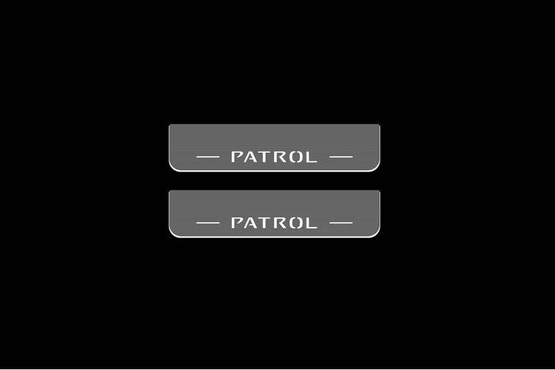 Nissan Patrol Y62 2010+ Led Door Sills With Logo Patrol - Image 10