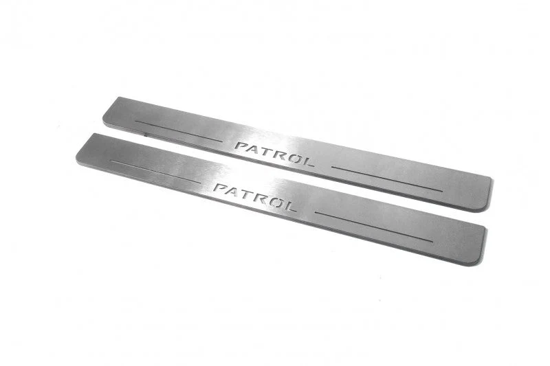 Nissan Patrol Y62 2010+ Led Door Sills With Logo Patrol - Image 7