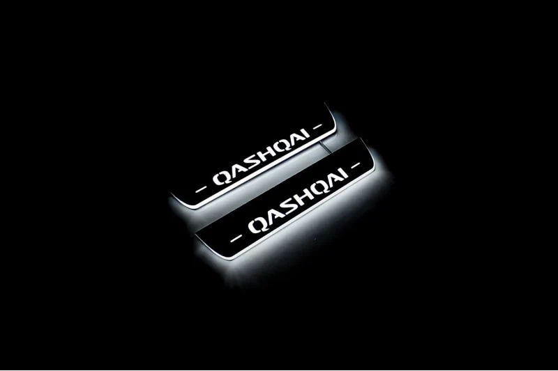 Nissan Qashqai I 2007-2014 LED Door Sills With Logo Qashqai - Image 10