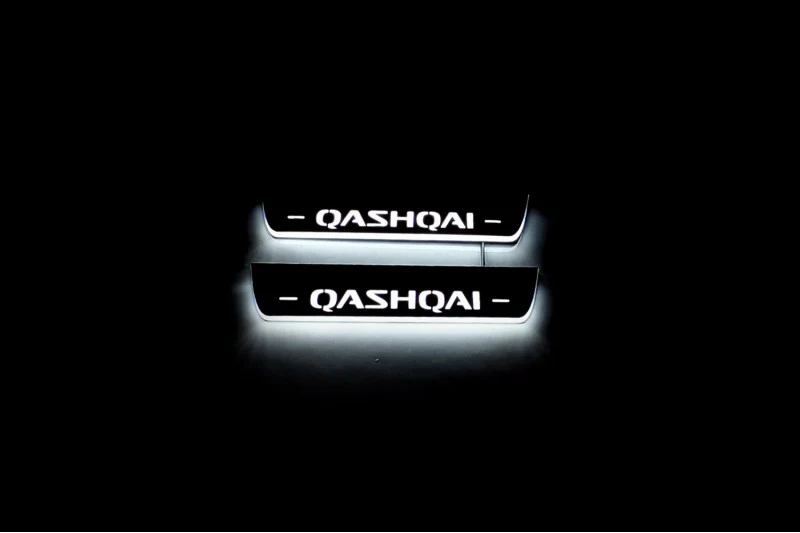 Nissan Qashqai I 2007-2014 LED Door Sills With Logo Qashqai - Image 11