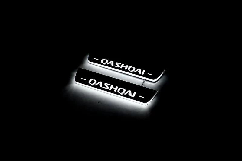 Nissan Qashqai I 2007-2014 LED Door Sills With Logo Qashqai - Image 12