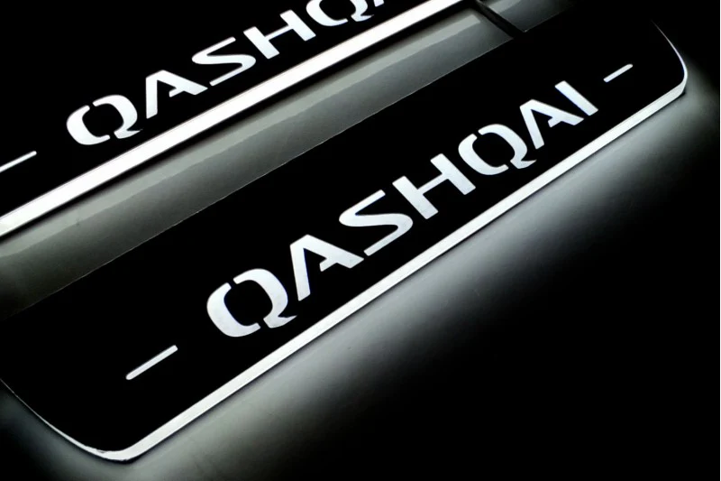 Nissan Qashqai I 2007-2014 LED Door Sills With Logo Qashqai - Image 13
