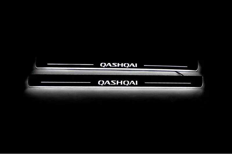 Nissan Qashqai II 2014+ LED Door Sills With Logo Qashqai - Image 5