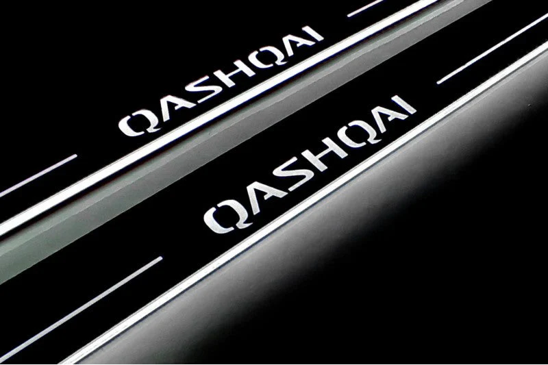 Nissan Qashqai II 2014+ LED Door Sills With Logo Qashqai - Image 9