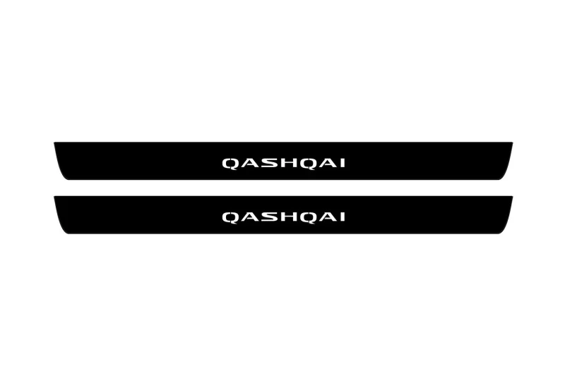 Nissan Qashqai III 2021+ Led Door Sill Pro With Logo Qashqai (Premium Painting)