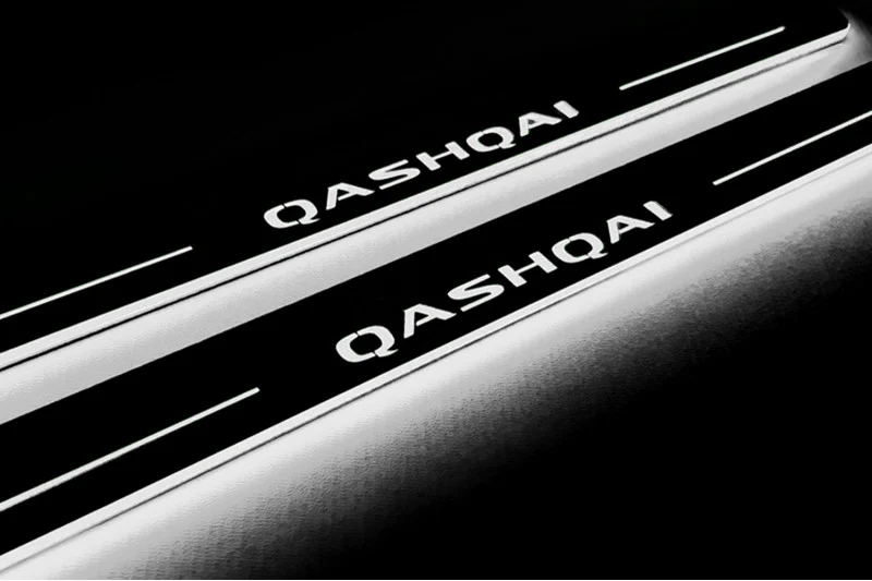 Nissan Qashqai III 2021+ LED Door Sills With Logo Qashqai - Image 4