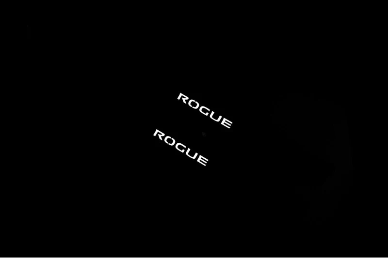 Nissan Rogue II 2014-2021 Led Door Sill Pro With Logo Rogue (Premium Painting) - Image 11