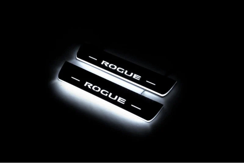 Nissan Rogue II 2014+ LED Door Sills With Logo Rogue - Image 11