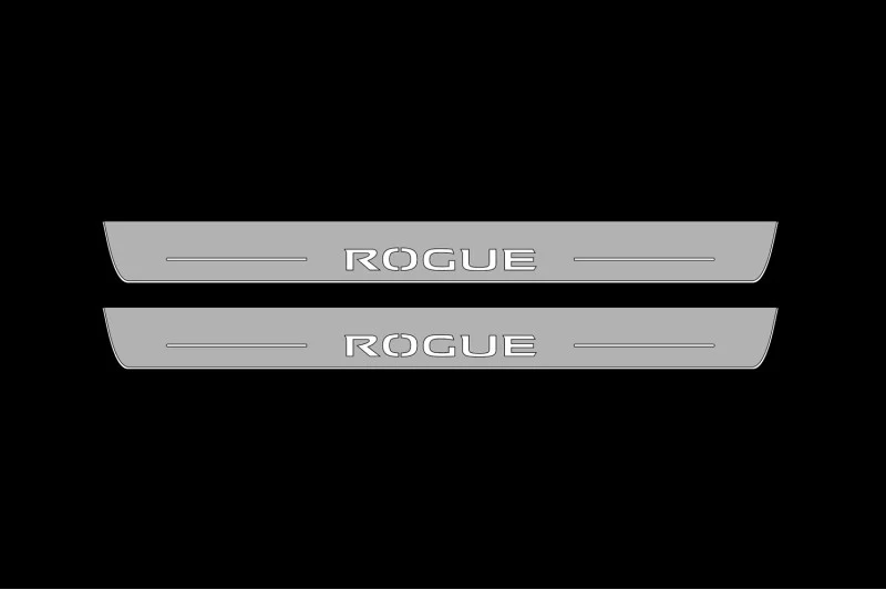 Nissan Rogue III 2021+ LED Door Sills With Logo Rogue