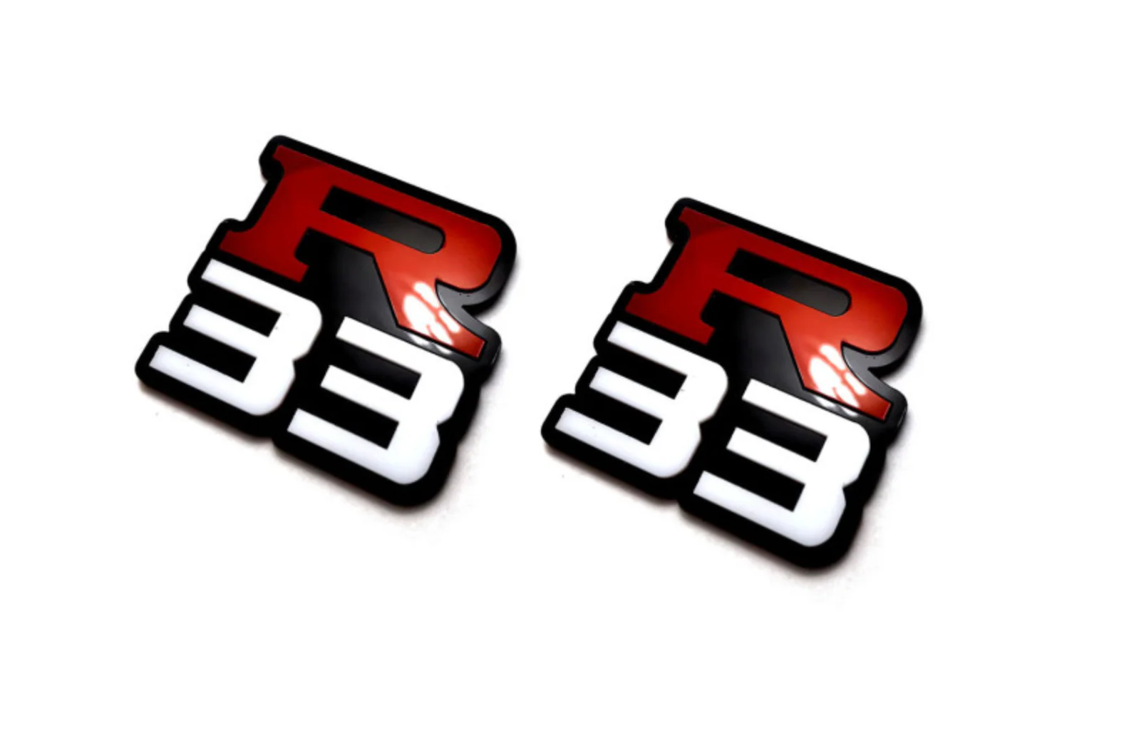 Nissan Skyline emblem for fenders with R33 logo - Image 4