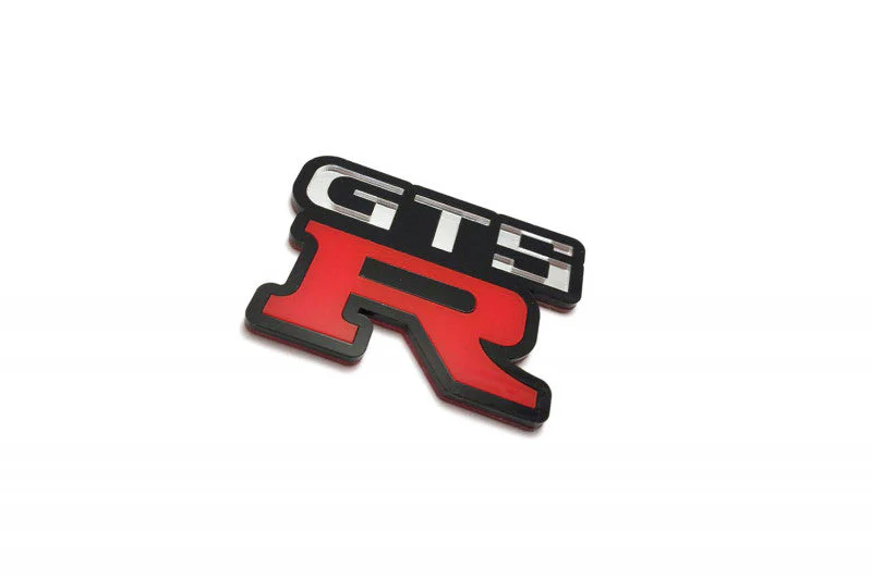 Nissan tailgate trunk rear emblem with GTS-R logo - Image 2