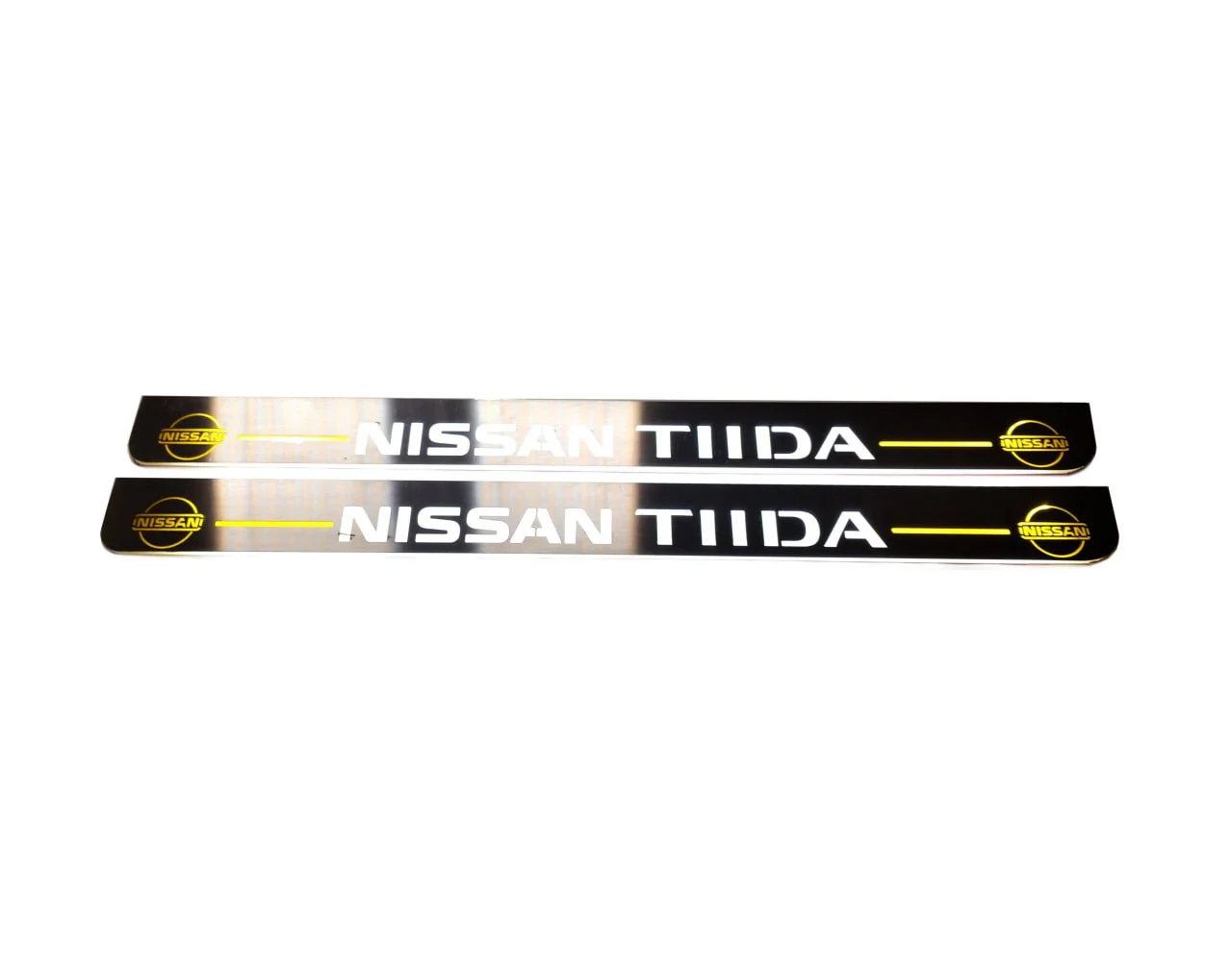 Nissan Tiida 2004-2018 LED Door Sills With Logo TIIDA