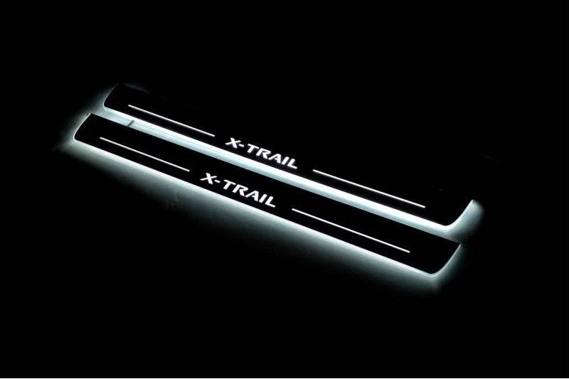 Nissan X-Trail T32 2014+ LED Door Sills With Logo X-Trail - Image 3