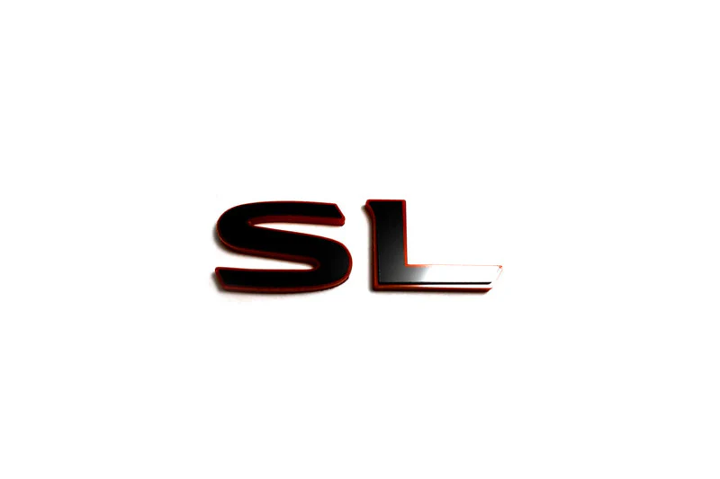 Nissan Rogue T32 tailgate trunk rear 3D emblem with SL logo (Type MIXT)