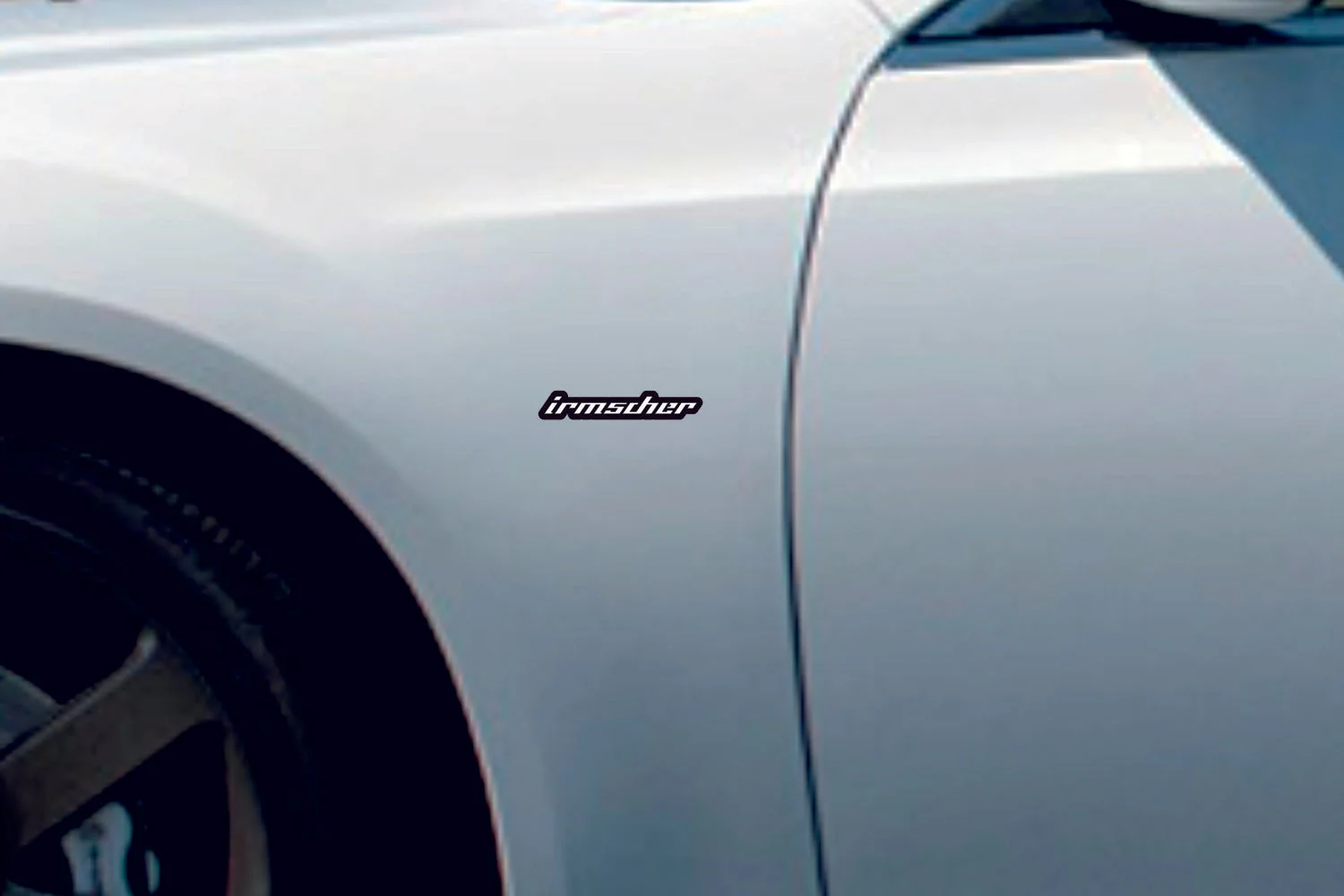 Opel emblem badge for fenders with Irmscher logo - Image 2