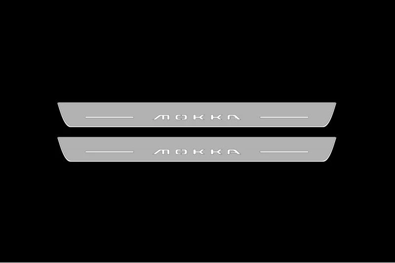 Opel Mokka II 2020+ Led Door Sills With Logo Mokka