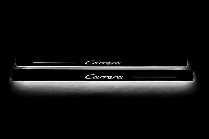 Porsche 911 (997) GT1 2004-2012 LED Door Sills PRO With Logo Carrera - Image 2