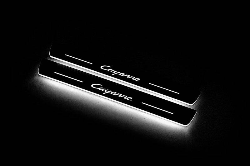 Porsche Cayenne Coupe 2019+ LED Sill With Logo Cayenne - Image 3
