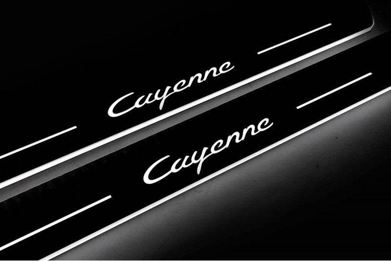 Porsche Cayenne Coupe 2019+ LED Sill With Logo Cayenne - Image 4