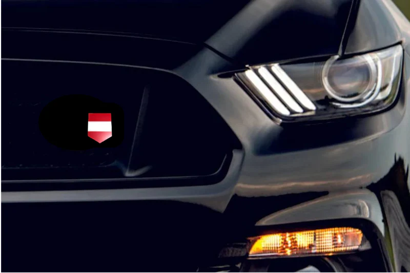 Radiator grille emblem with Austria logo - Image 2