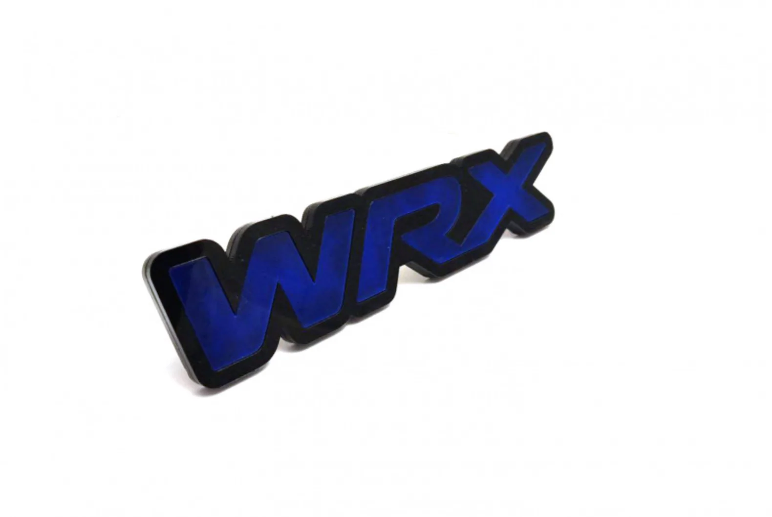 Radiator grille emblem with WRX logo - Image 2