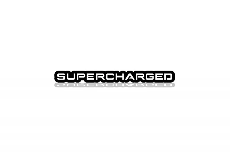 Range Rover tailgate trunk rear emblem with Supercharged logo