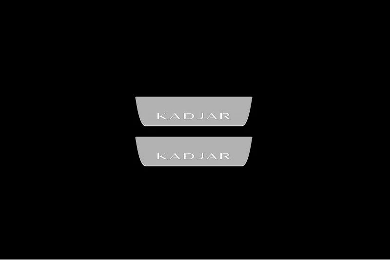 Renault Kadjar 2015-2022 Door Sill Protectors With Logo Kadjar - Image 2