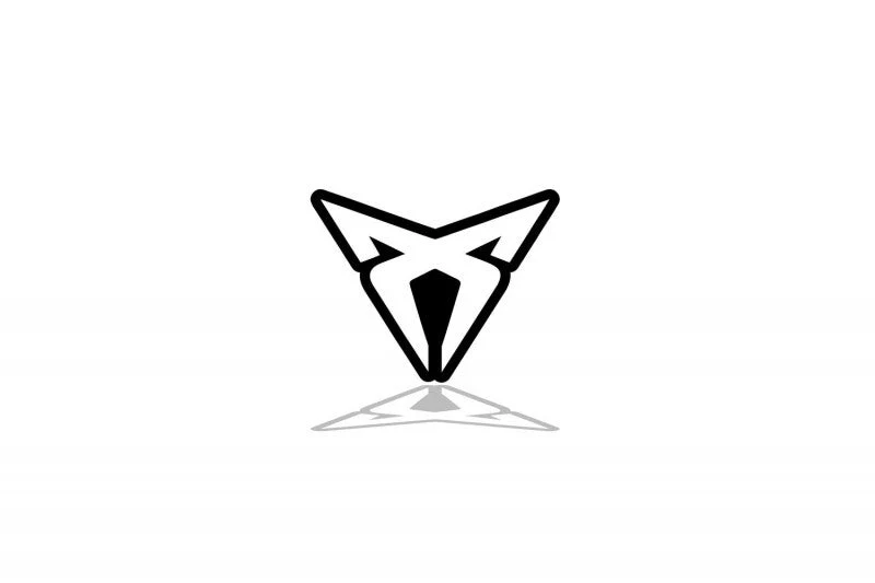 Seat tailgate trunk rear emblem with Cupra logo