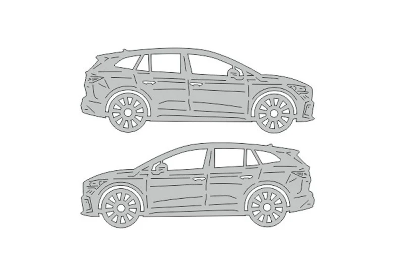 Skoda Enyaq (2020+) Floor Mat Emblem Set – Stainless Steel Badges