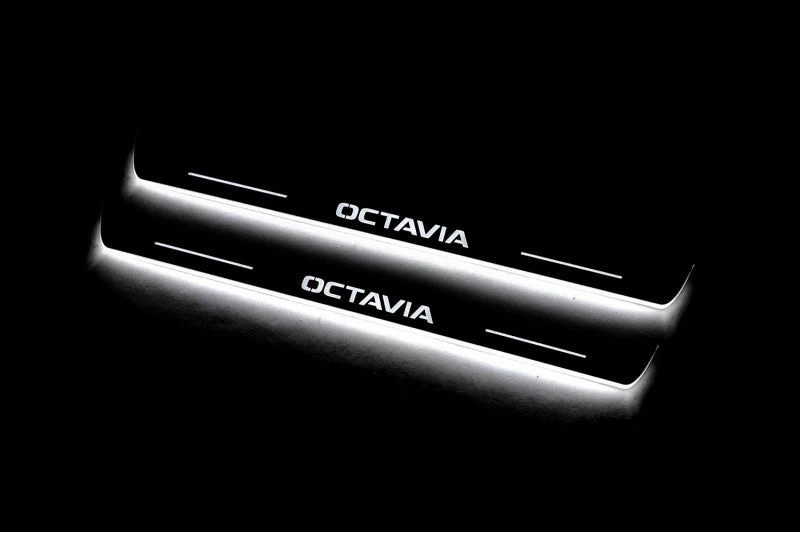 Skoda Octavia IV (A8) 2020+ Car Light Sill With Logo Octavia - Image 3
