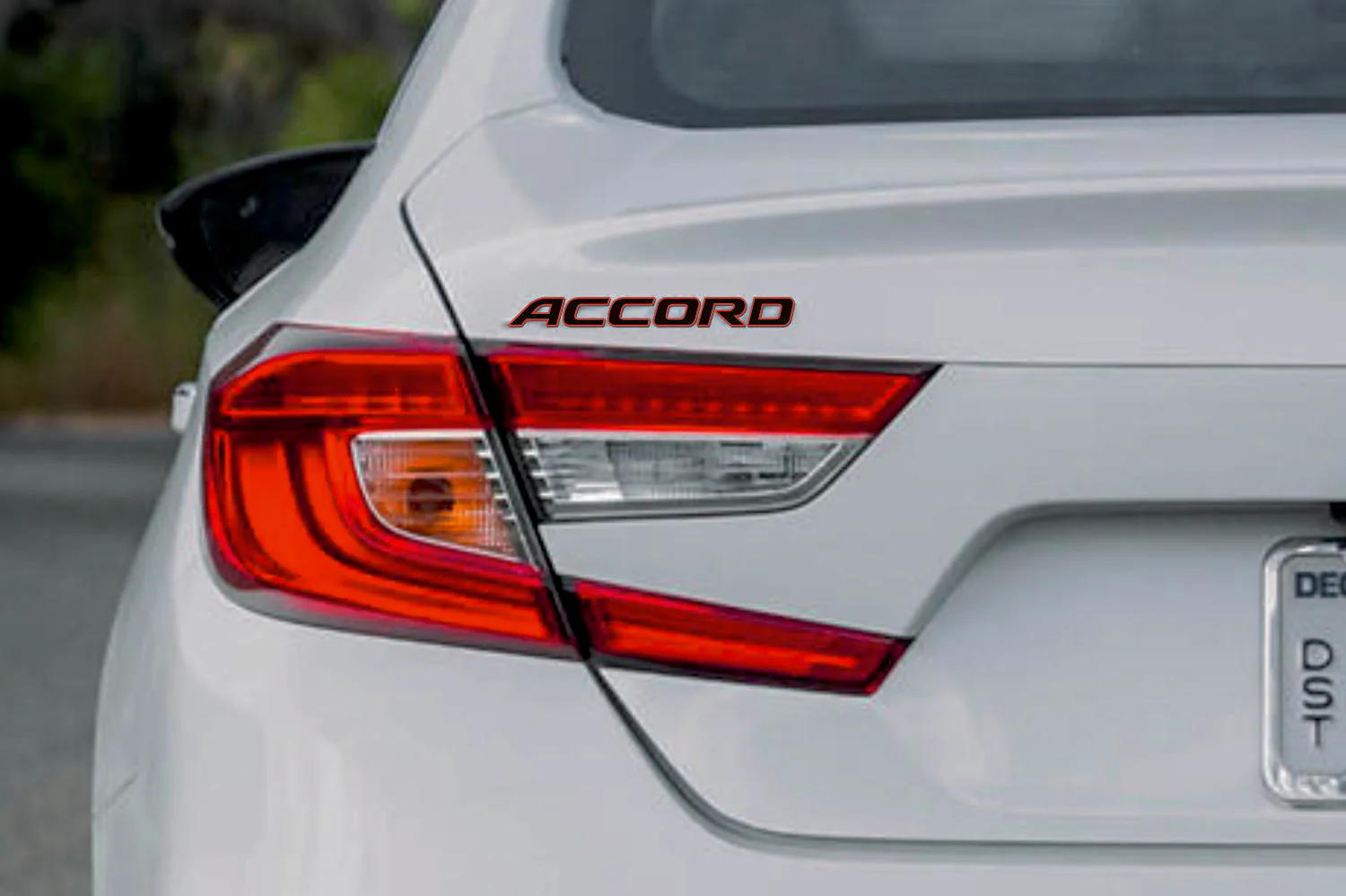 Honda tailgate trunk rear 3D emblem with Accord logo (type MIXT) Var. 2 - Image 2