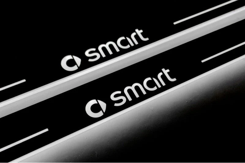 Smart Fortwo III 2014+ LED Door Sill With Logo Smart - Image 4