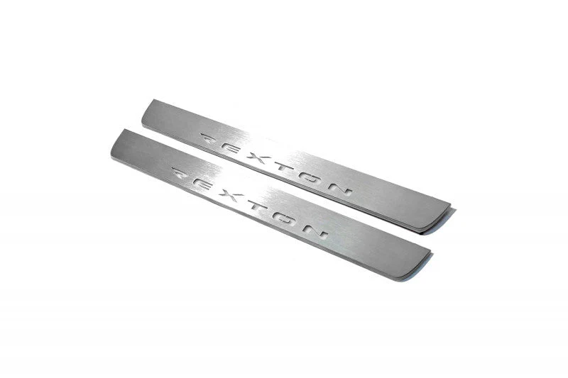 SsangYong Rexton II 2006-2012 LED Door Sills PRO With Logo Rexton - Image 14