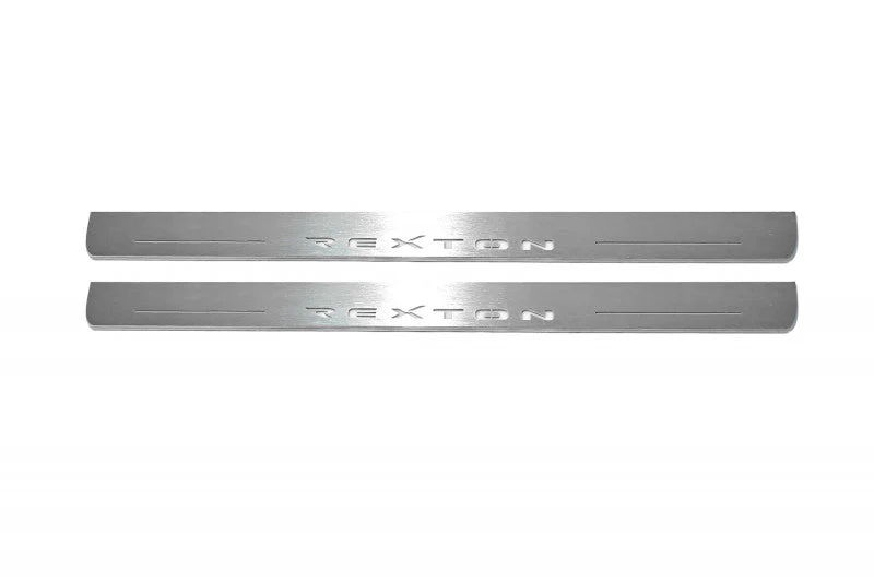 SsangYong Rexton II 2006-2012 LED Door Sills PRO With Logo Rexton - Image 6