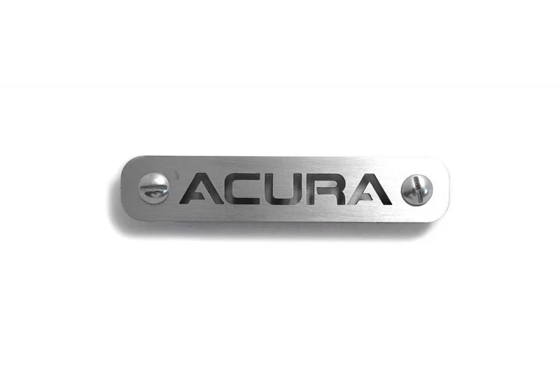 Stainless Steel Floor Mats Emblems Set Badges with Acura Logo - Image 3