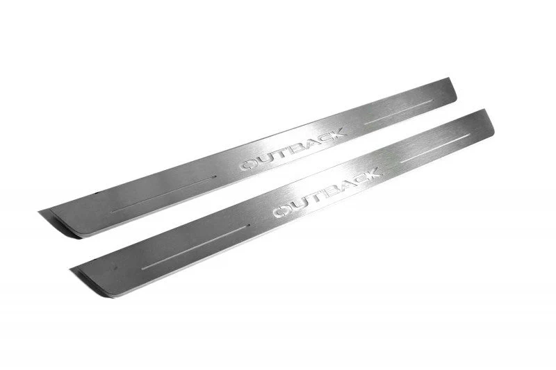 Subaru Outback VI 2019+ Led Door Sills With Logo Outback - Image 5