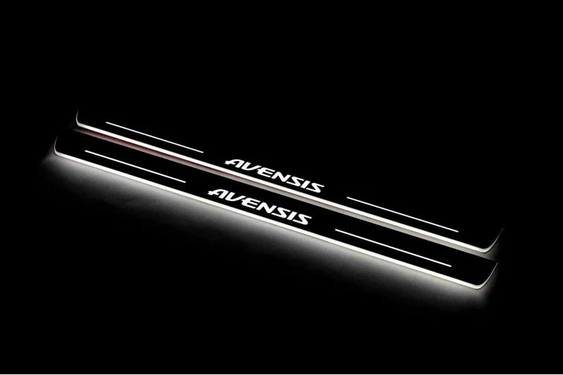 Toyota Avensis III 2009+ LED Door Sill With Logo Avensis - Image 3