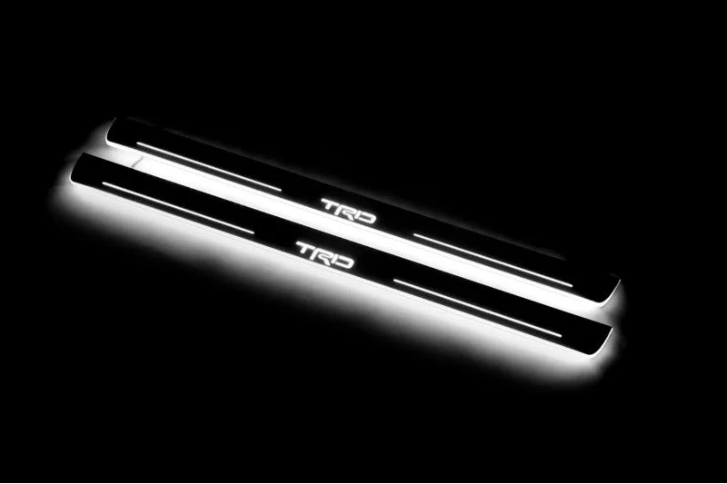 Toyota Camry V70 2018-2024 Auto Door Sills With Logo TRD - Image 3