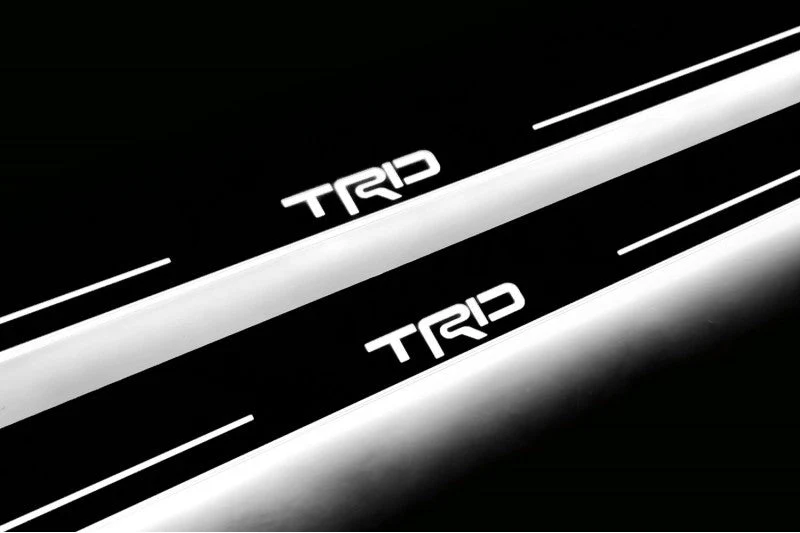 Toyota Camry V70 2018-2024 Auto Door Sills With Logo TRD - Image 4