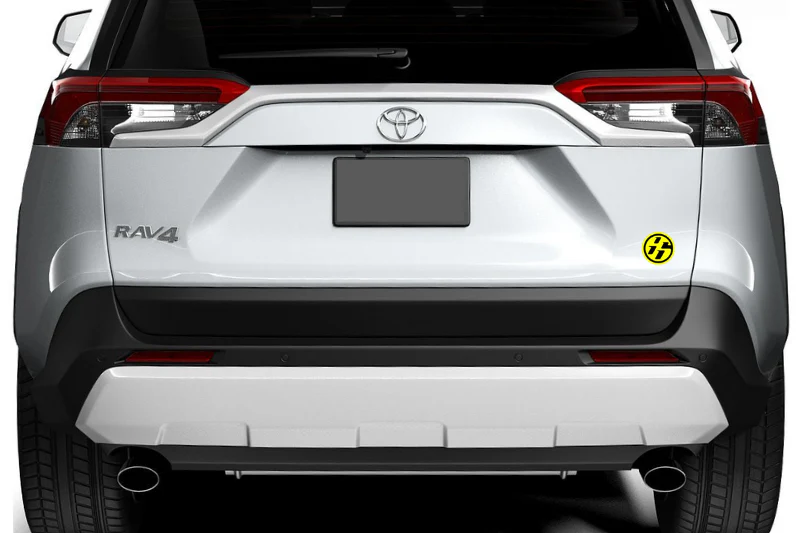 Toyota Emblem & Badge Set - Grille and Tailgate GT86 logo (Type 2) - Image 3