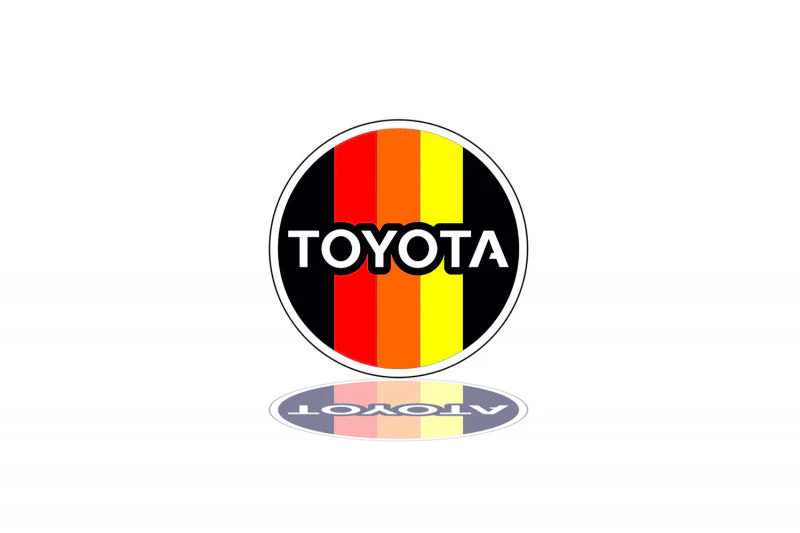 Toyota Emblem & Badges set with Toyota logo (Tricolor) - Image 3