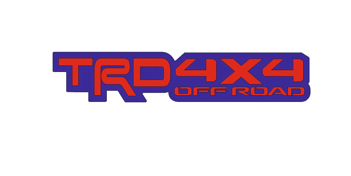 Toyota Emblem & Badges set with TRD 4x4 logo - Image 8