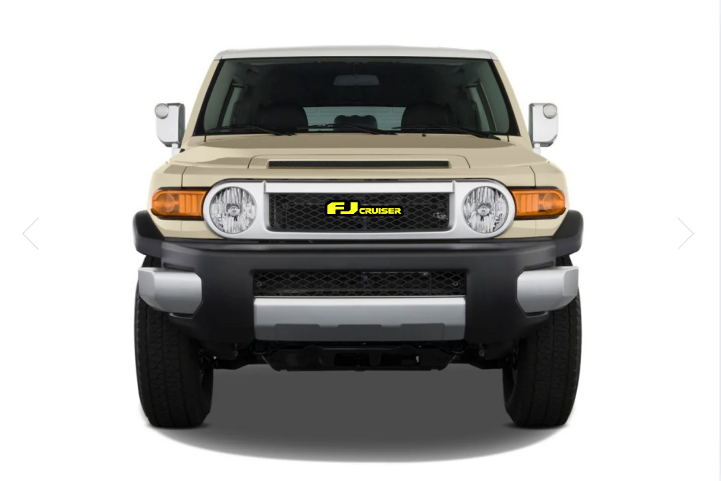 Toyota FJ Cruiser Emblem & Badge Set - Grille and Tailgate FJ Cruiser logo - Image 2