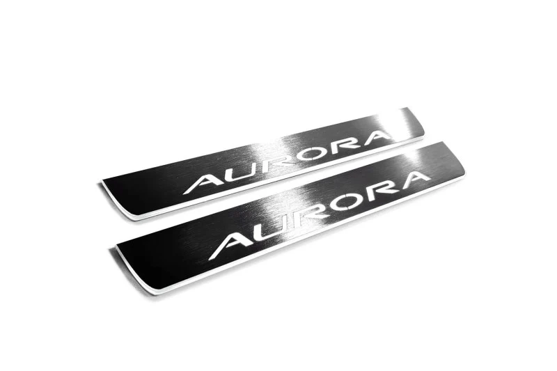 Oldsmobile Aurora I 1995-1999 LED Door Sills With Aurora Logo - Image 6
