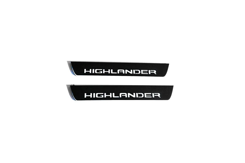 Toyota Highlander IV 2019+ Led Door Sills With Logo Highlander - Image 21