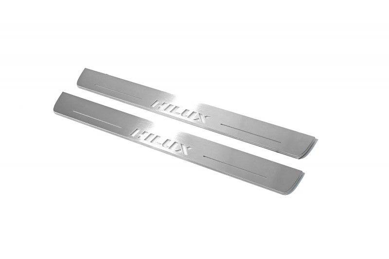 Toyota Hilux VIII 2015+ Door Sill Led Plate With Logo Hilux - Image 7