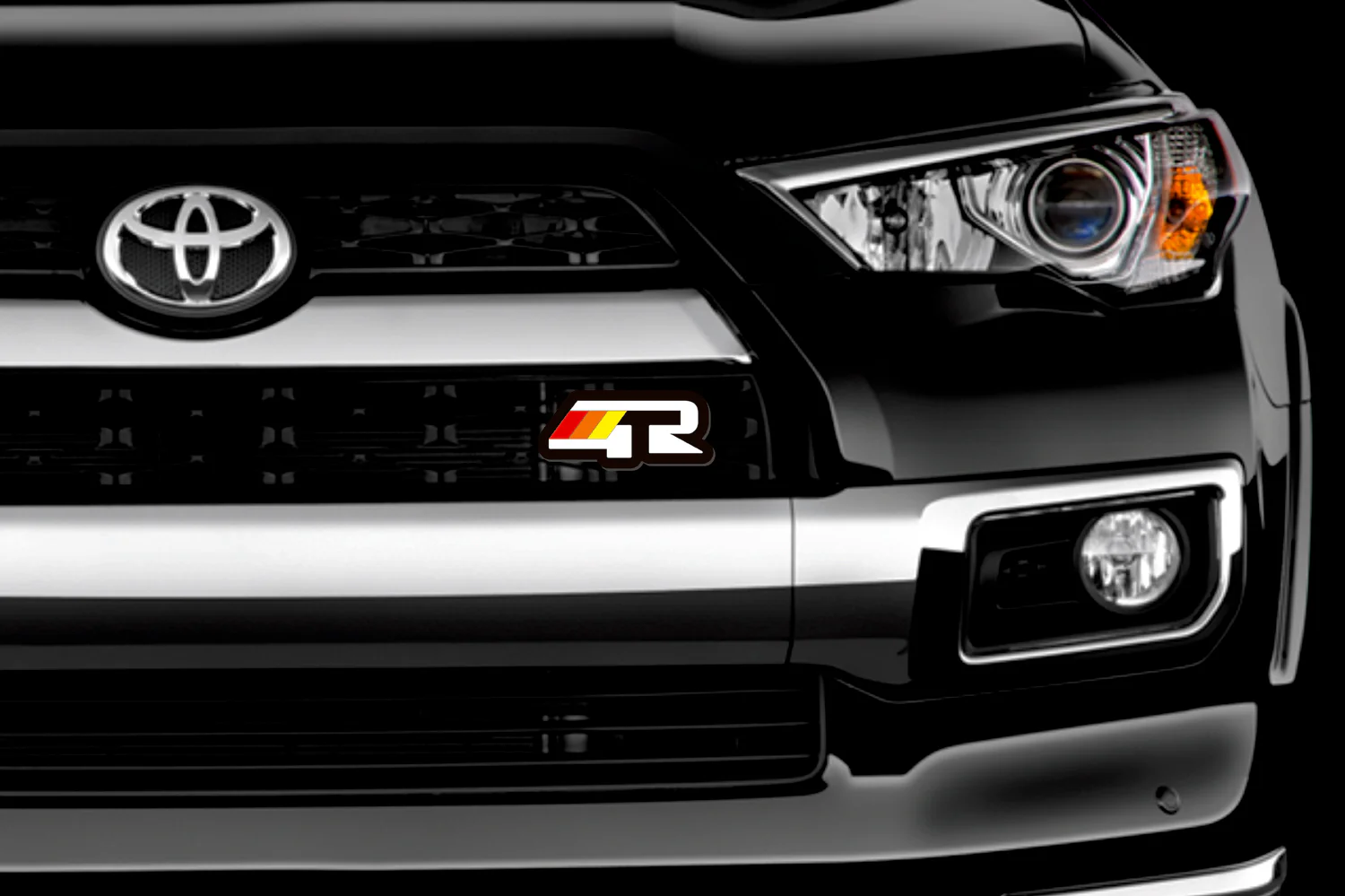 Toyota Illuminated LED Radiator Grille Emblems and Badges with 4Runner logo - Image 2